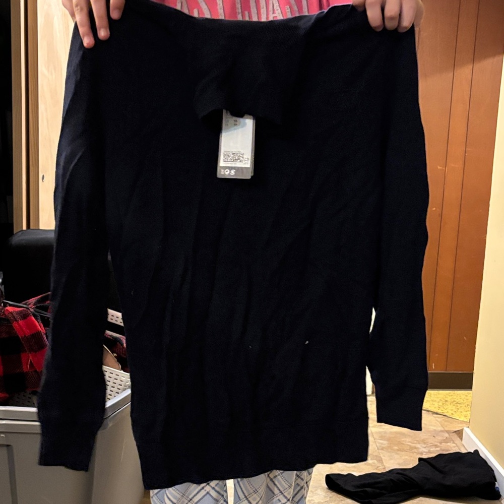 Zara Black Long Sleeve Top